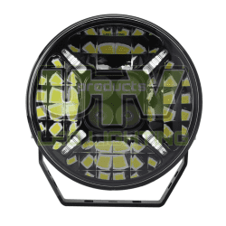 Nova X 7" Light Cannon 60W Black Dual Lens Tech LED Spot - DRL ambr/wht