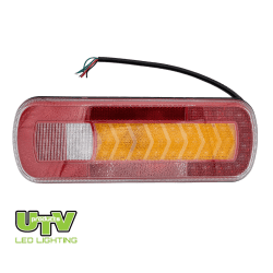 Single light 12V only - Taillight- 283x100mm  Taillight - Smart Resistor - Tail, Brake, Dynamic Indi