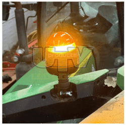 Pole Mounted Beacon - Amber - CANBUS/Error Free - JD R Series & Fendt
