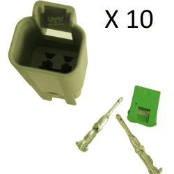 Deutsch DT Female 2 pin Pack of 10