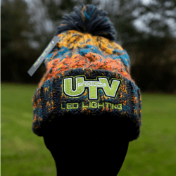Bobble Hat - Retro Blues - UTV Logo