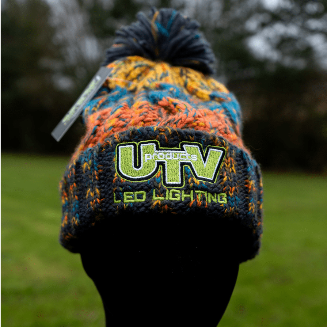 Bobble Hat - Retro Blues - UTV Logo