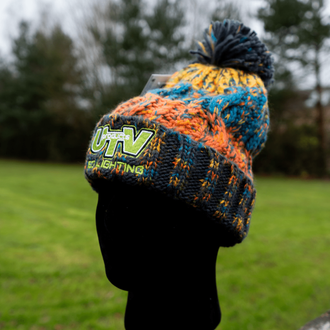 Bobble Hat - Retro Blues - UTV Logo - Image 3