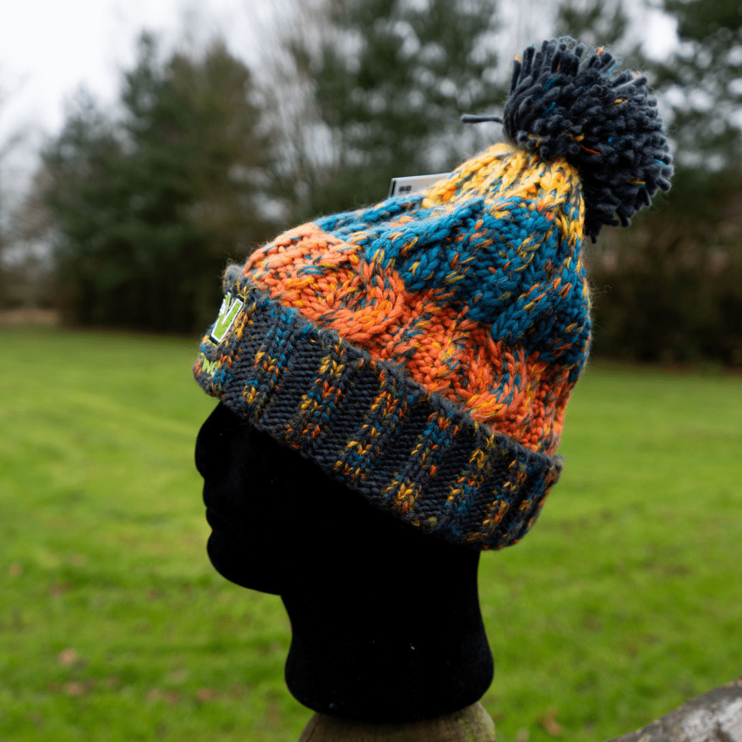 Bobble Hat - Retro Blues - UTV Logo - Image 2