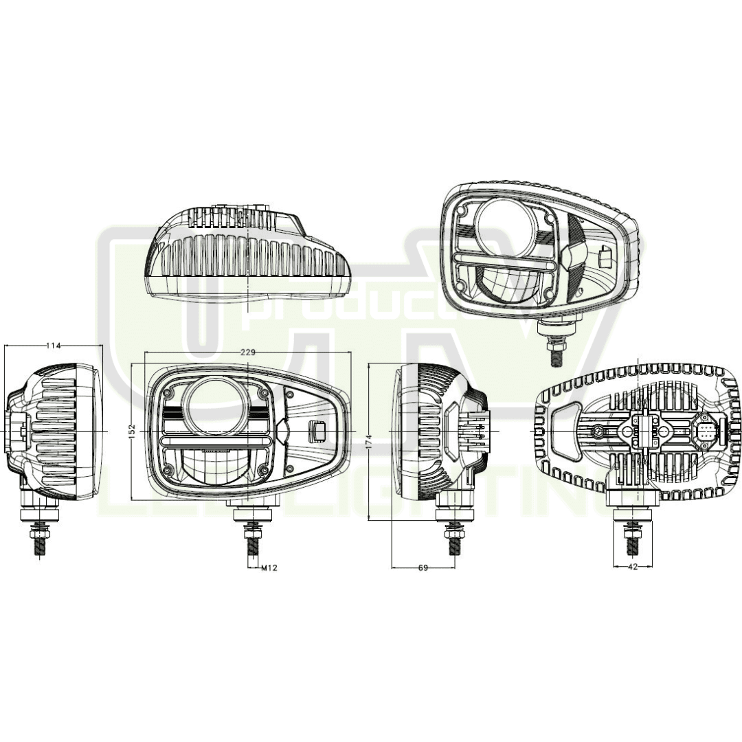 UTV332-Road-Legal-Combination-LED-Headlights–Pair–Hi-Lo-Ind-DRL-1
