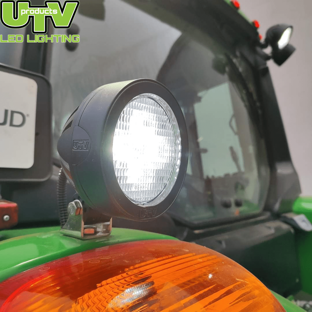 UTV343- 80W-6400-Lumen-Round_Oval-LED-Work-Light-Black-John-Deere-Standard-20-30-Series-1