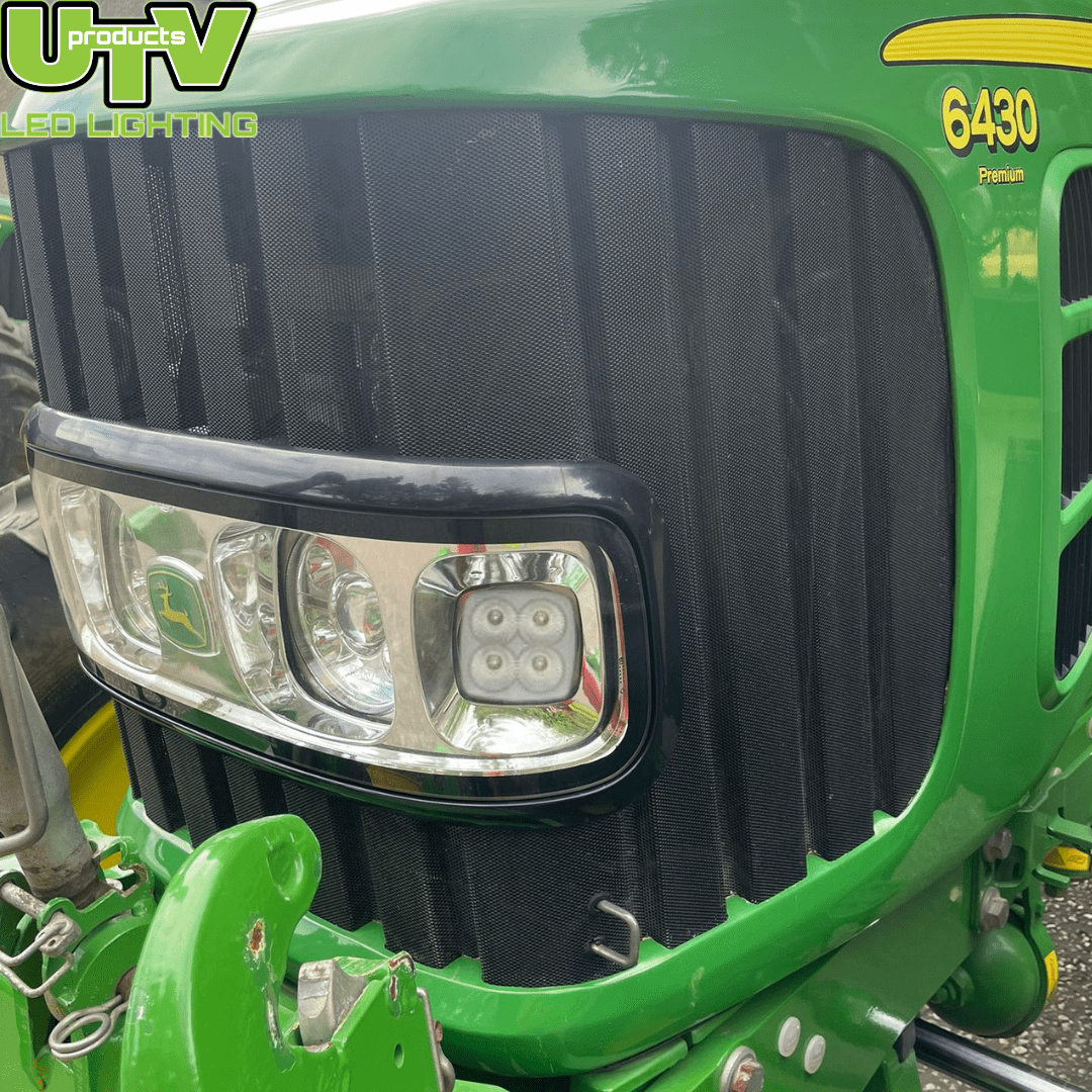 40W 3200 Lumen JD 30 Series Premium Bonnet Work Light - Pair - Image 2