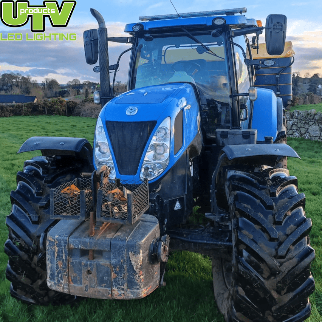 UTV347K-40W-3200-Lumen-New-Holland-Bonnet-Work-Light–Pair-New-Holland-T7-T7000-T8000-CAT-Challenger-1
